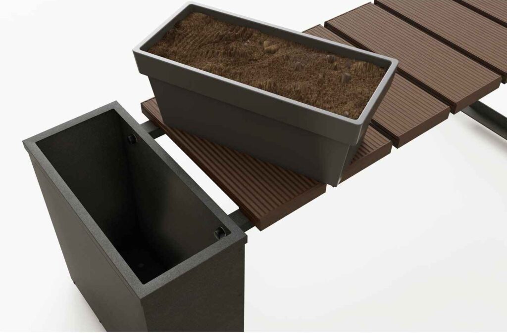 Лавка Moderna ECO Plus зі скринею